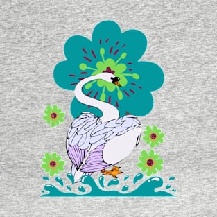 Cute swan gift idea T-Shirt